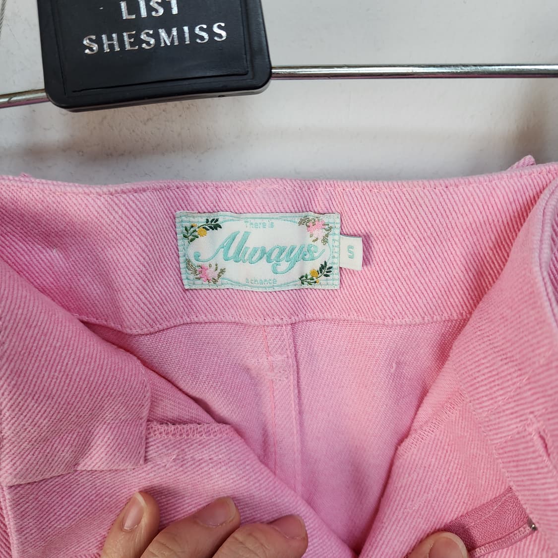 챈스 올웨이즈 핑크색 면바지 상품이미지7