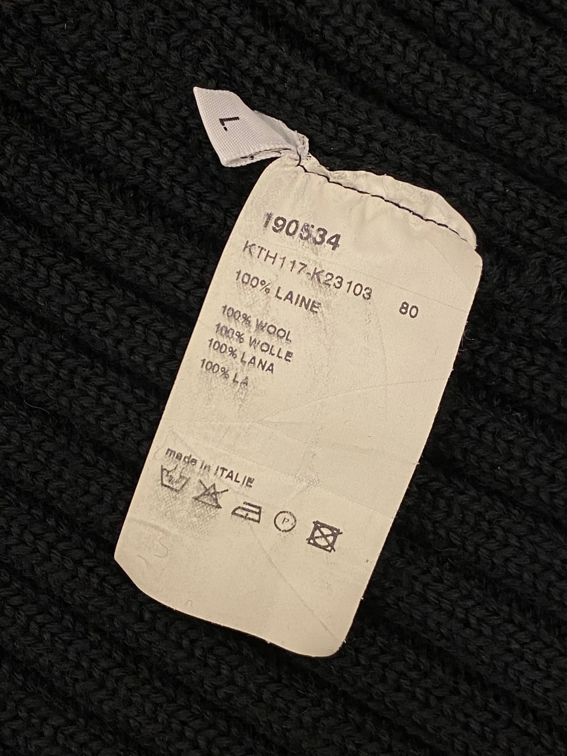 ITALY KENZO 겐조 옴므 울니트 집업 베스트 상품이미지7