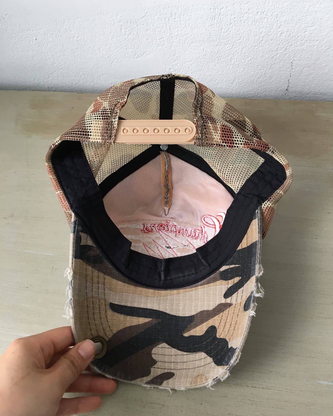 patch camo pattern cap 상품이미지3
