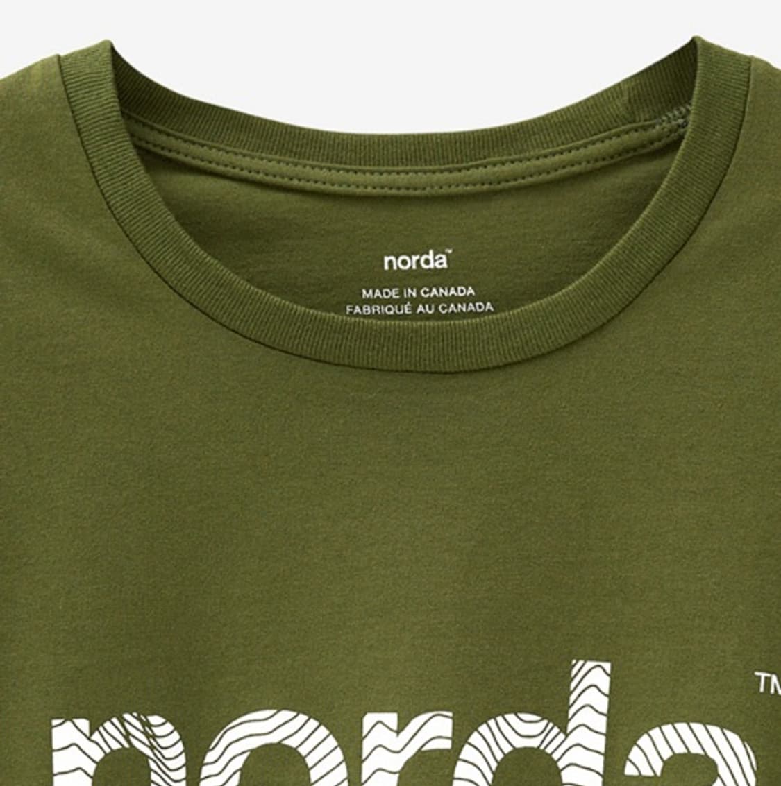 Norda 릴리프 티 다크 세이지 반팔 티셔츠 상품이미지2