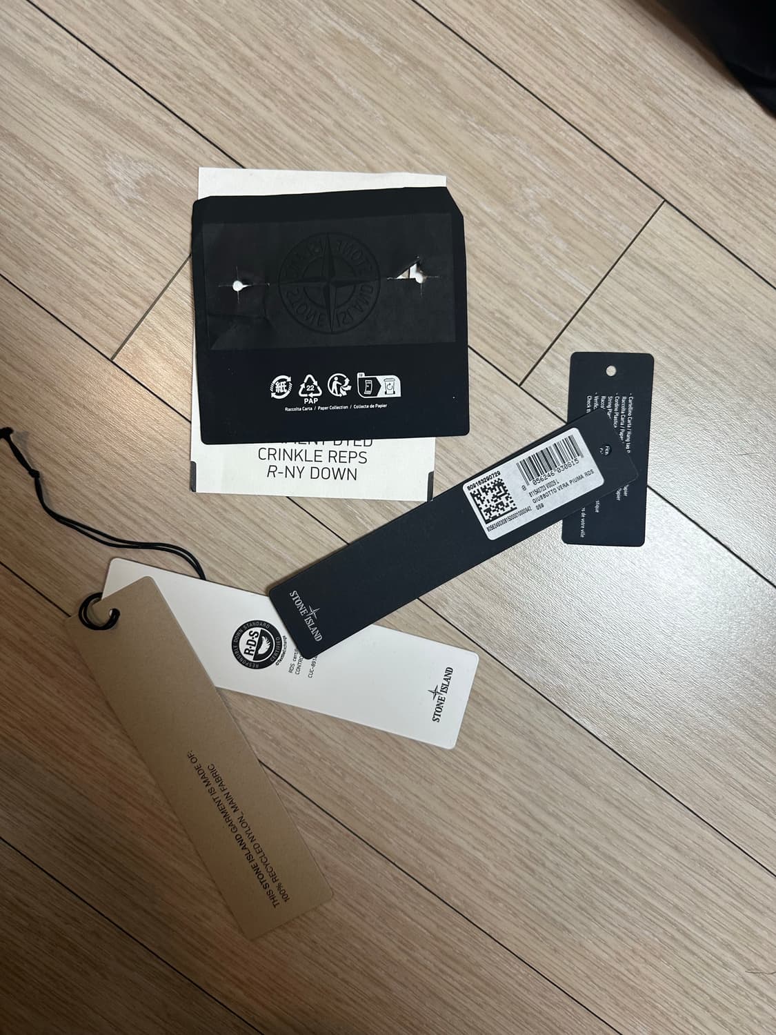 [L] 스톤아일랜드 40723 크링클랩스 후드 패딩 상품이미지5