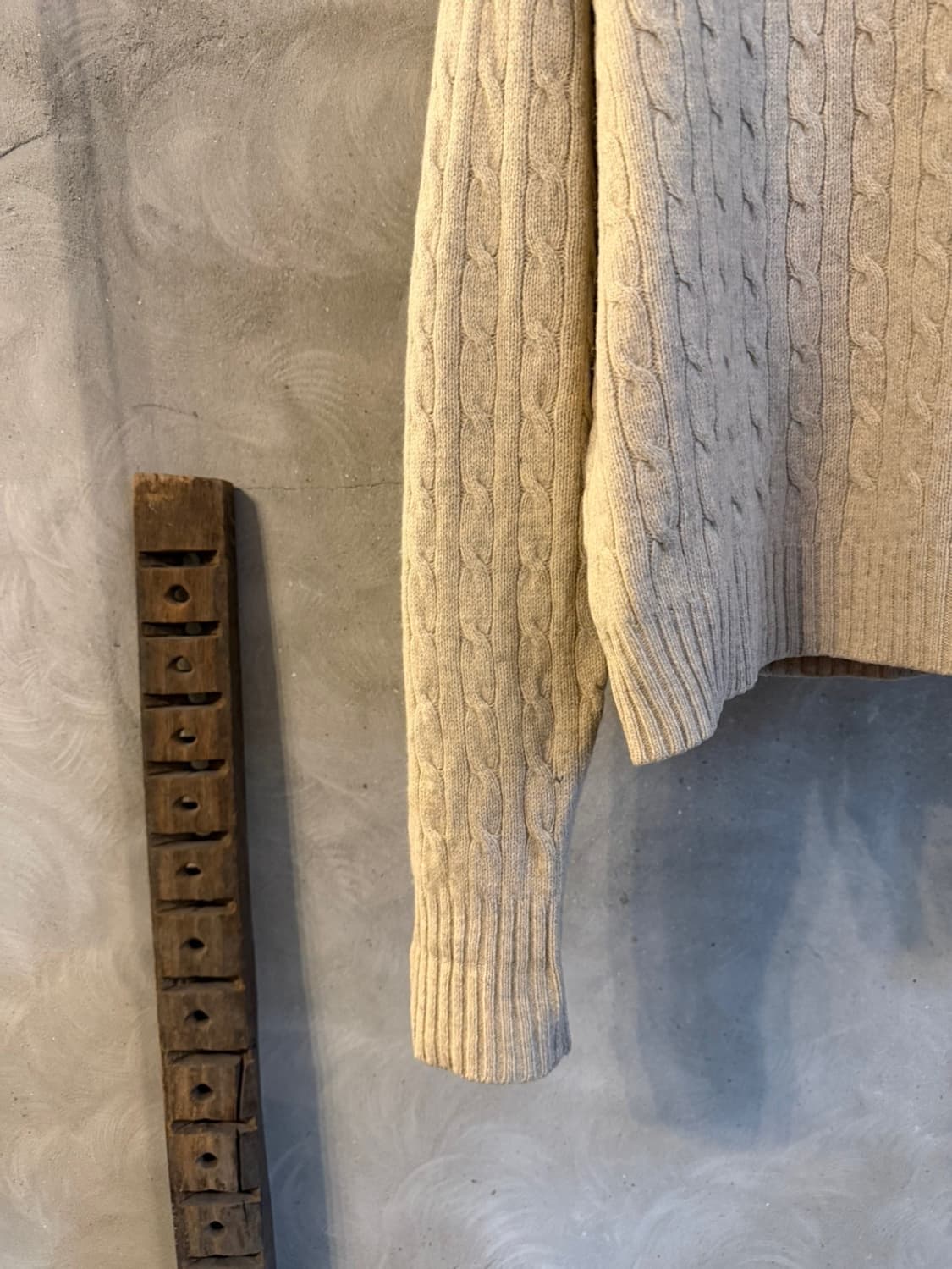 폴로 랄프로렌 램스울 케이블 니트 100 상품이미지5