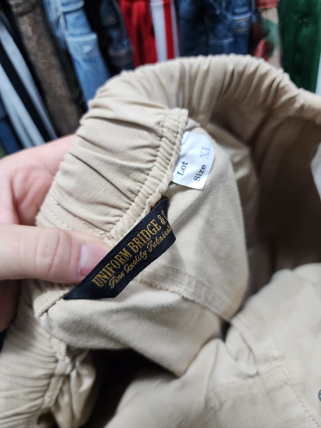 유니폼브릿지 아메카지 유니온메이드 벨티드 면바지 상품이미지5