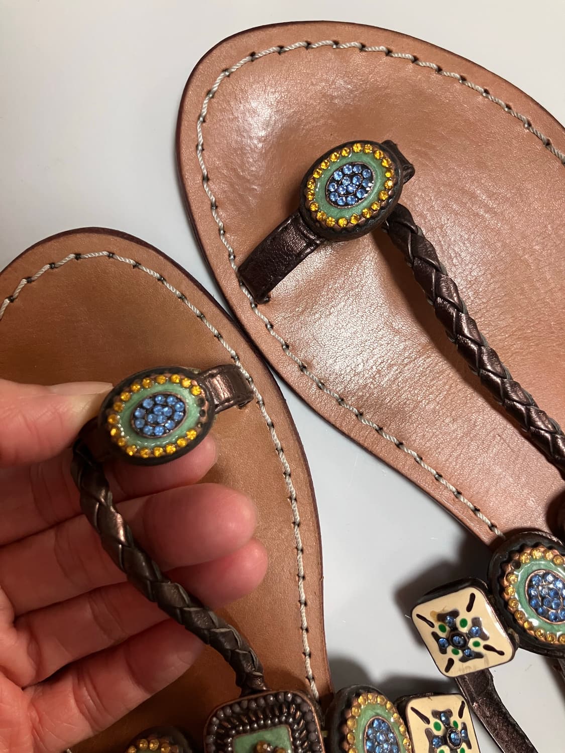 주얼리 토링 스트랩 샌들 리조트룩 상품이미지4