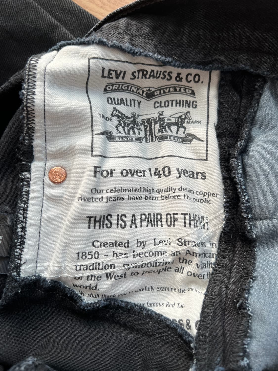 Vetements X Levis jeans 상품이미지5