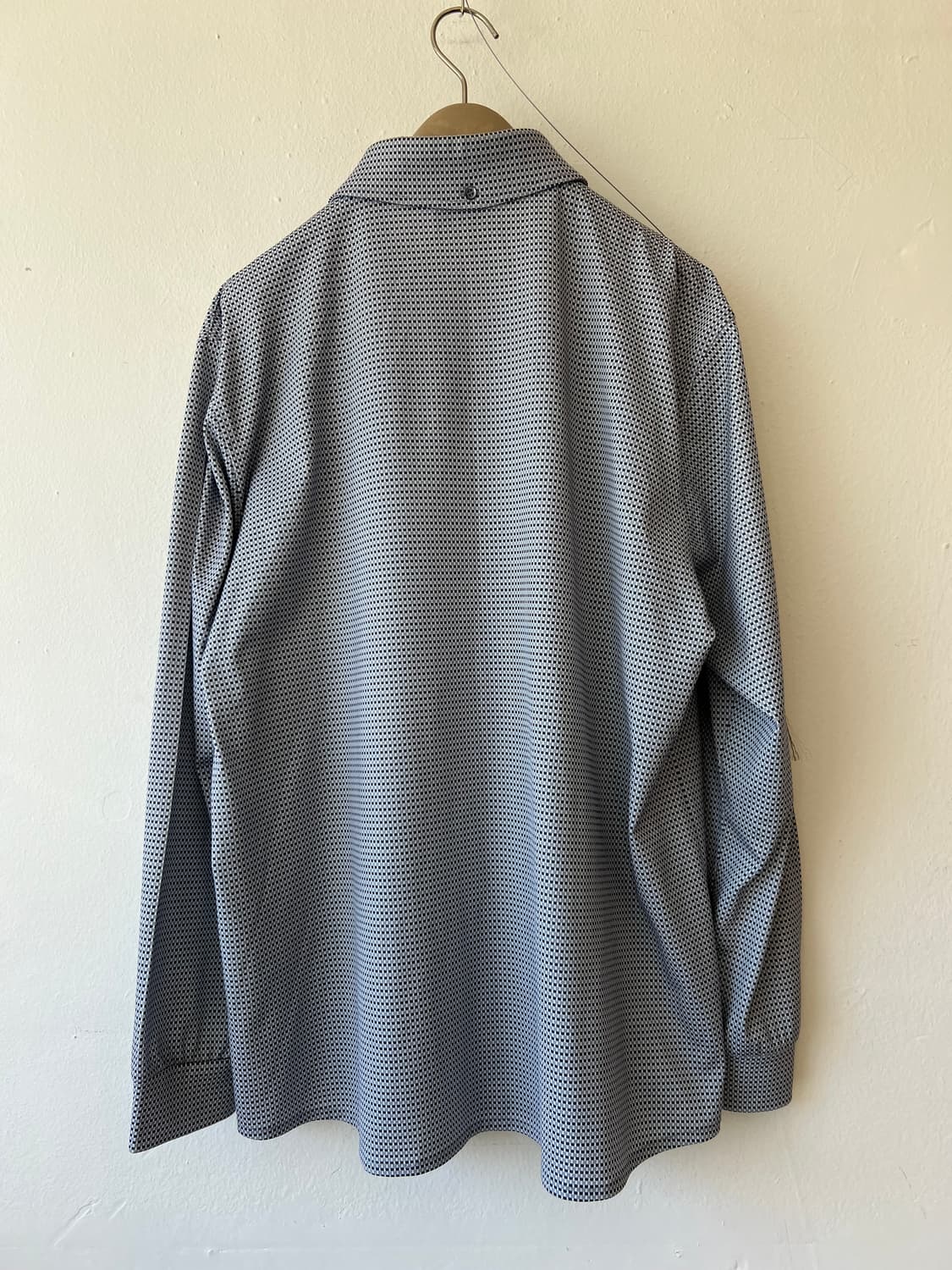 보그너 남성 그레이체크 기능성 긴팔셔츠 골프셔츠 상품이미지3