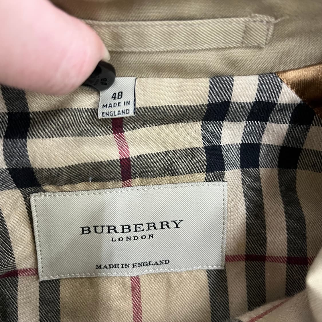 48 버버리 런던 블루종 자켓 0129M1 상품이미지2