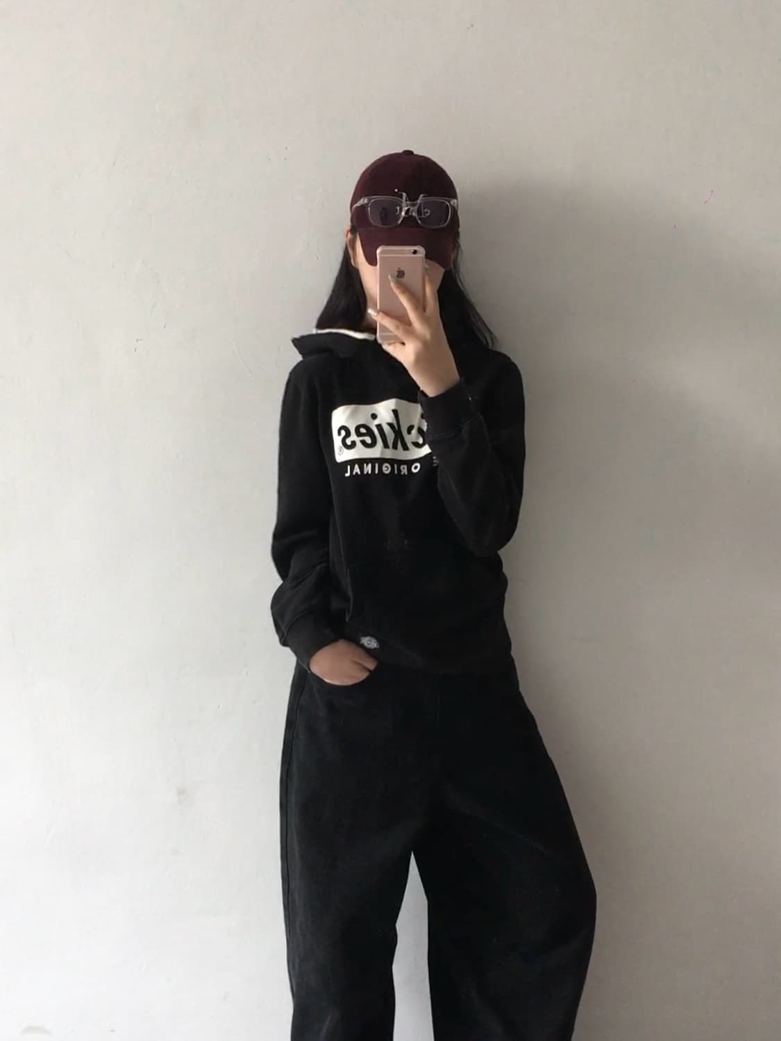 디키즈 빅 프린팅 로고 후드티 상품이미지2