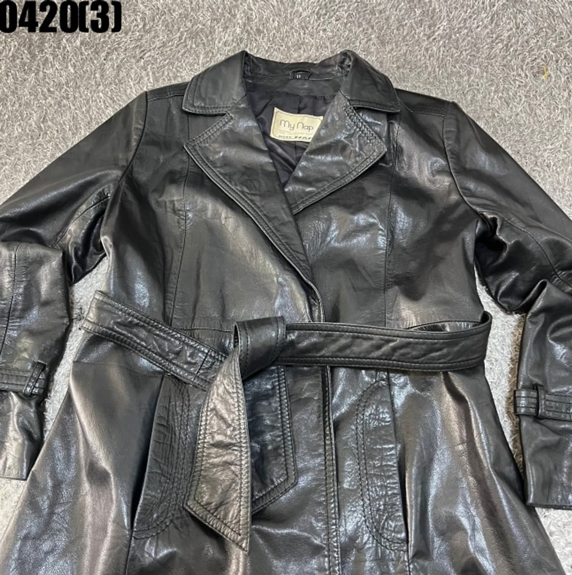 빈티지 레더 자켓 상품이미지2