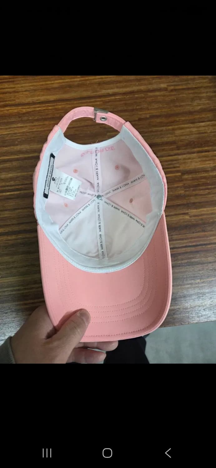 마크앤로나 스컬자수 모자 s 핑크 상품이미지4