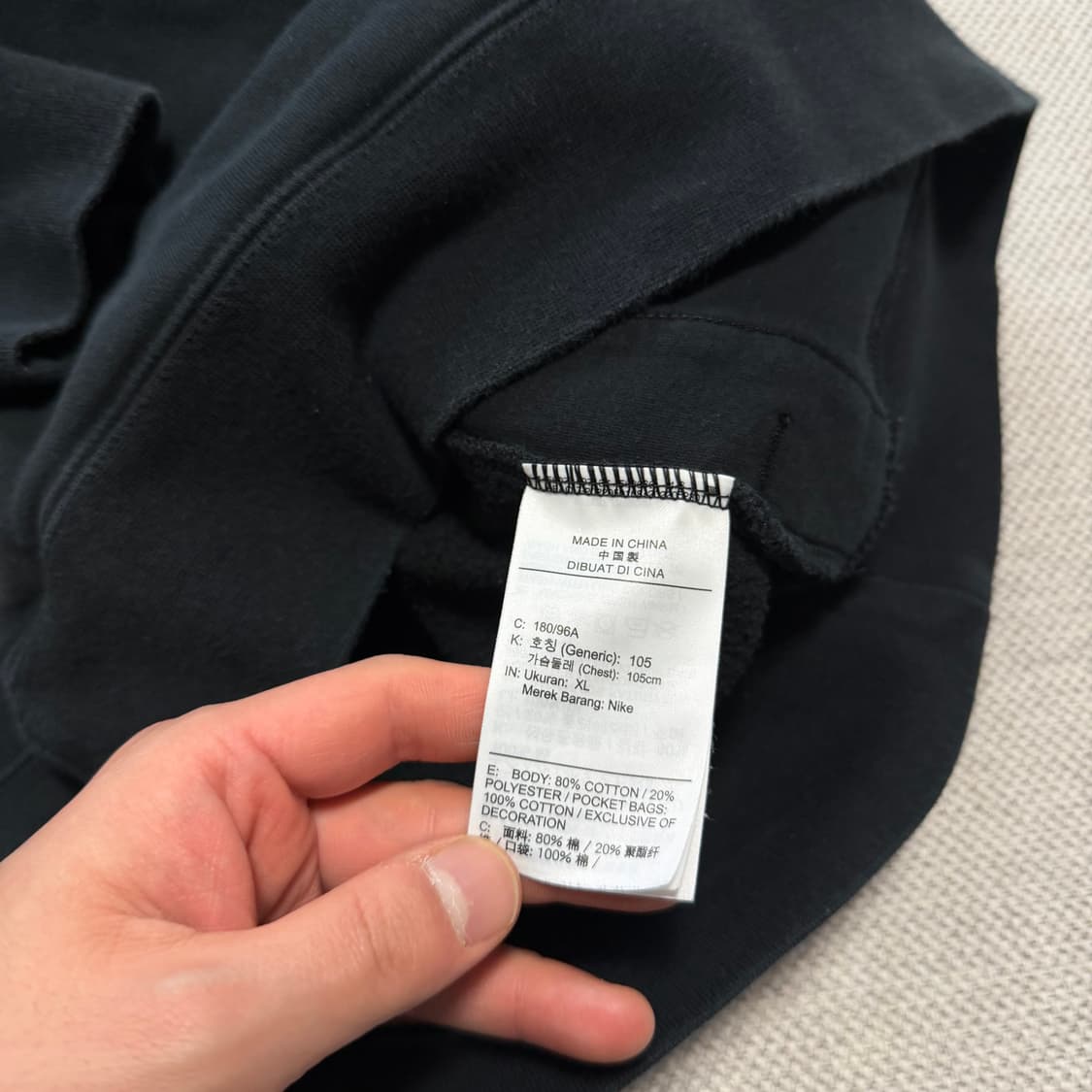 나이키 하프집업 기모 맨투맨 상품이미지3