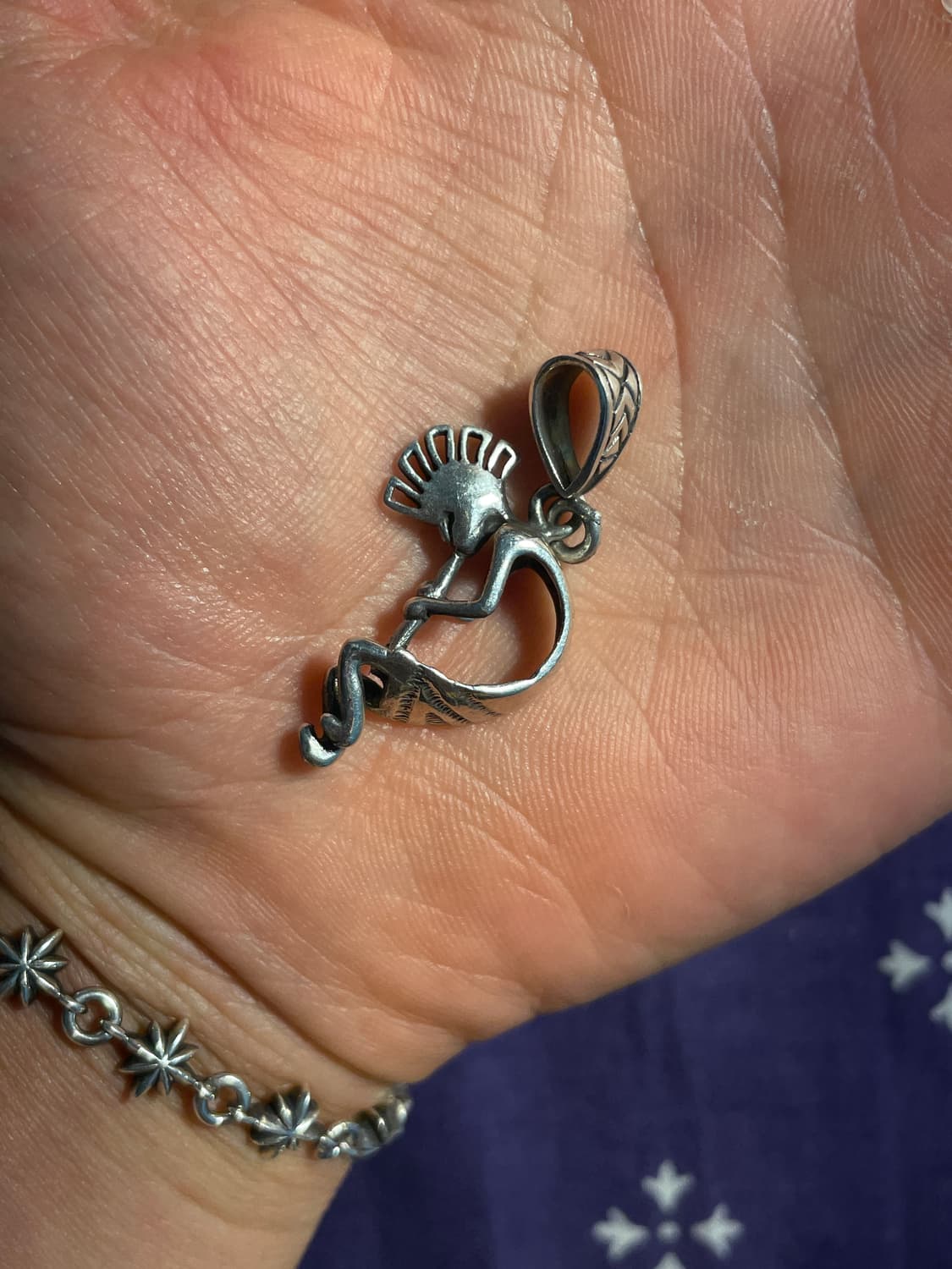 Vintage Silver Kokopelli Pendant 상품이미지5