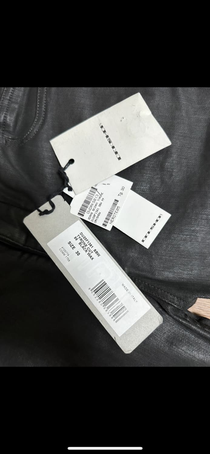 릭오웬스 다크쉐도우 20fw 타이론컷 왁스진 SBW 상품이미지2