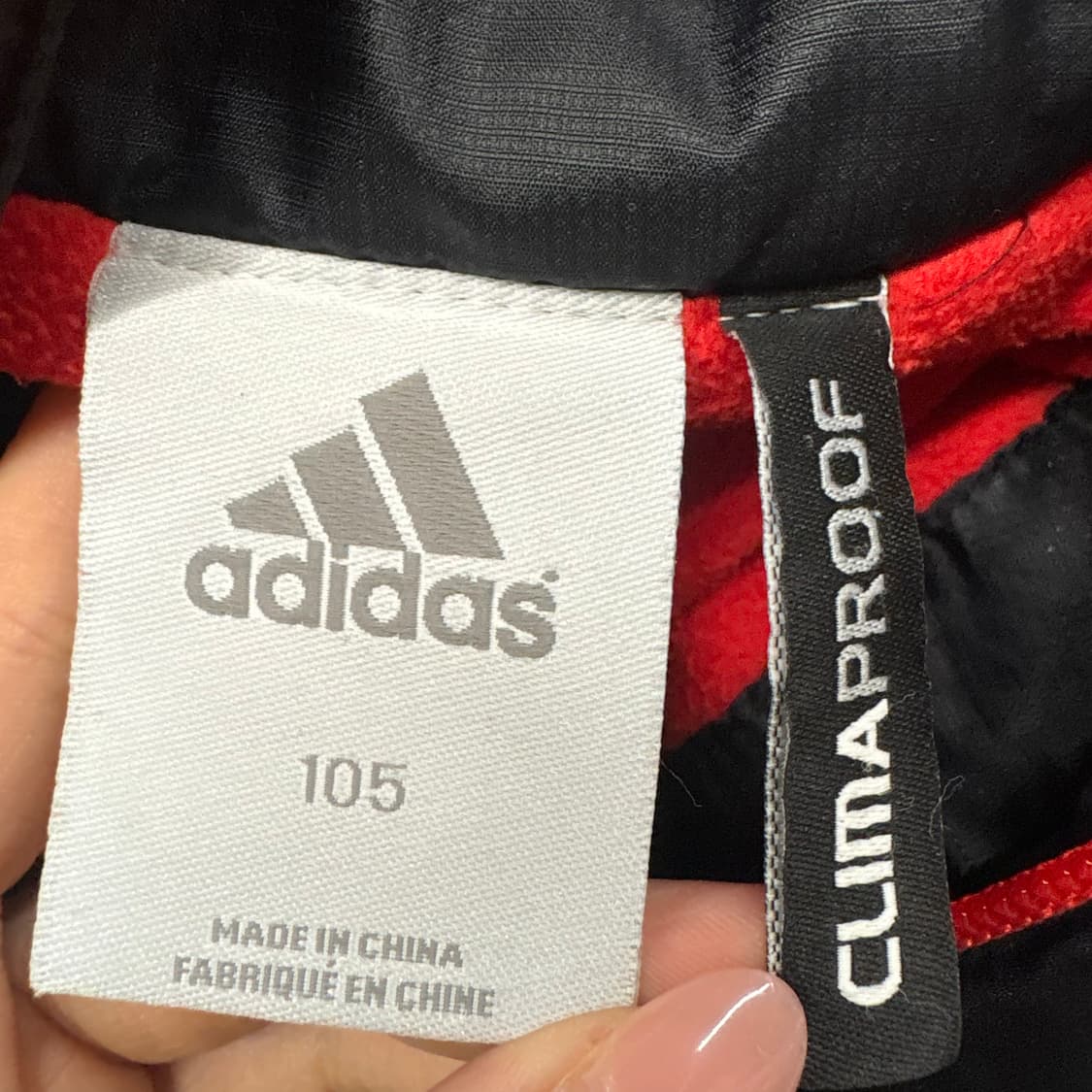 [정품/105] 아디다스 기모 후드 바람막이 자켓 b17 상품이미지5
