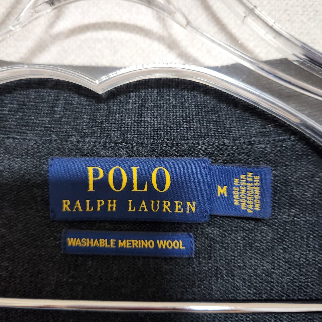폴로랄프로렌 브이넥 울 가디건 남M 상품이미지3