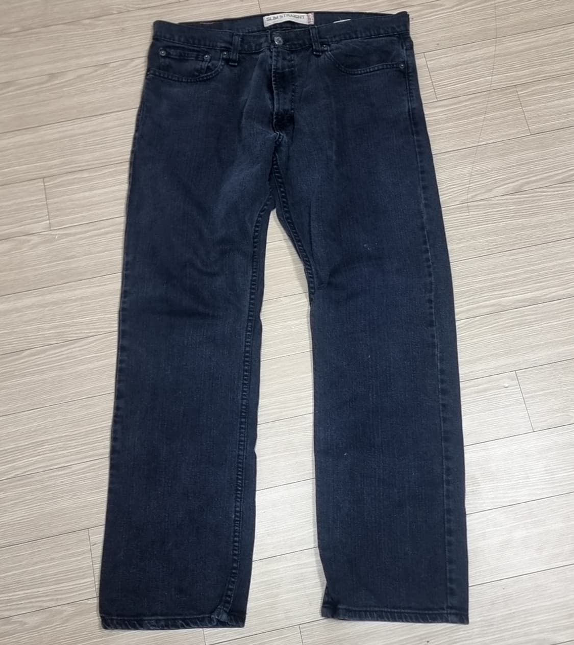 리바이스514 슬림 스트레이트 데님 블랙진(34) 상품이미지1