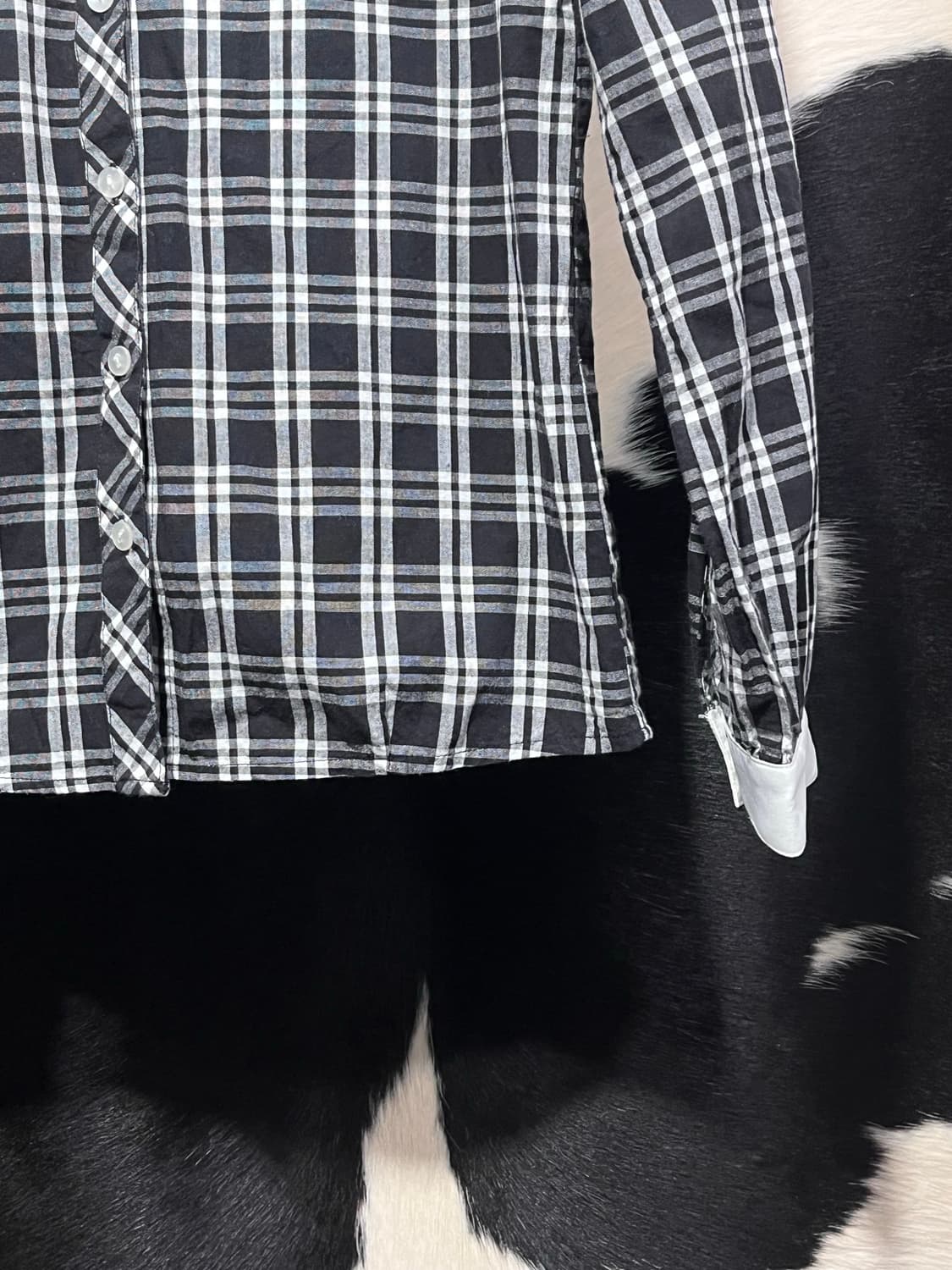 체크패턴 셔츠 상품이미지4