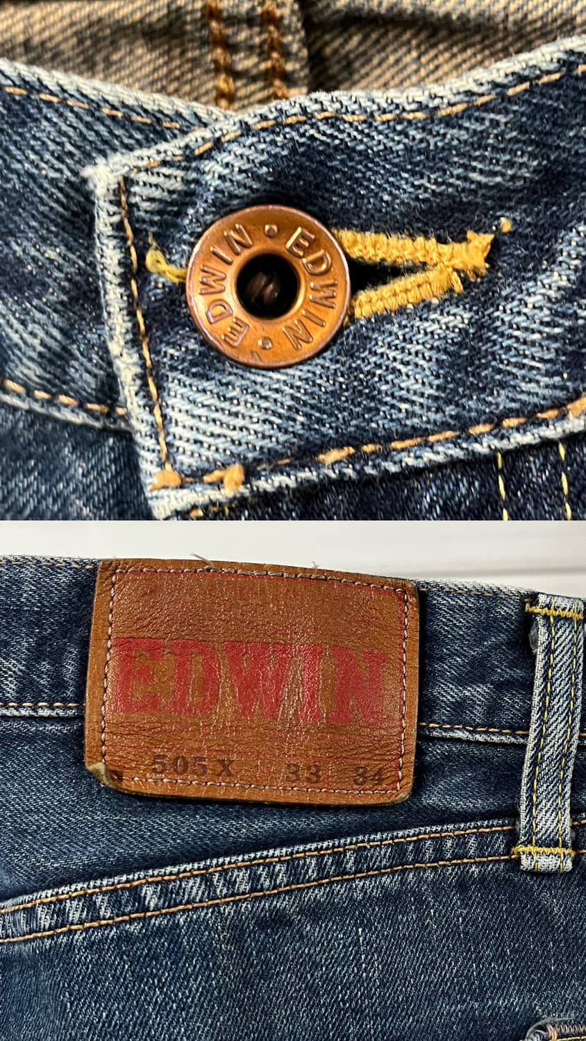 Edwin 505 selvage denim 🇯🇵 상품이미지6
