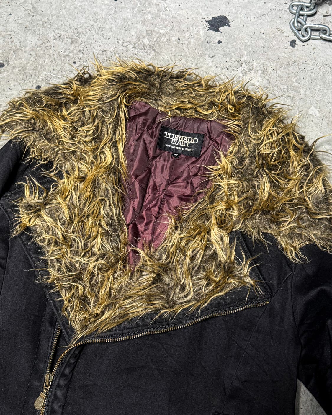 TORNADO MART – Fur Collar Rider Jacket   상품이미지7