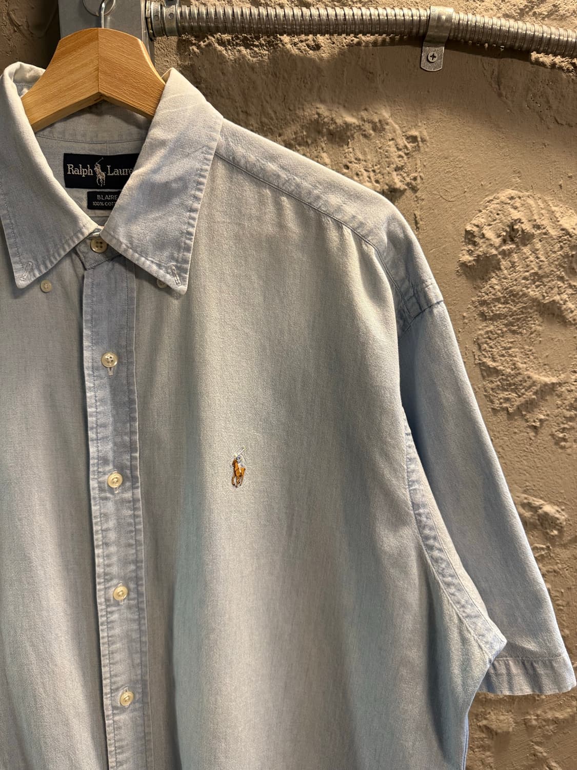 L 폴로랄프로렌 POLO 블레어 반팔 셔츠 연청 상품이미지3