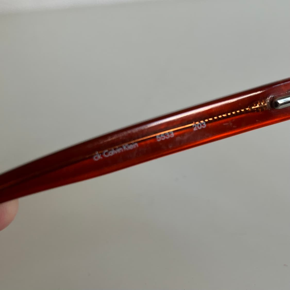 캘빈클라인 ck 투톤 브라운 스퀘어 프레임 안경(신품) 상품이미지5