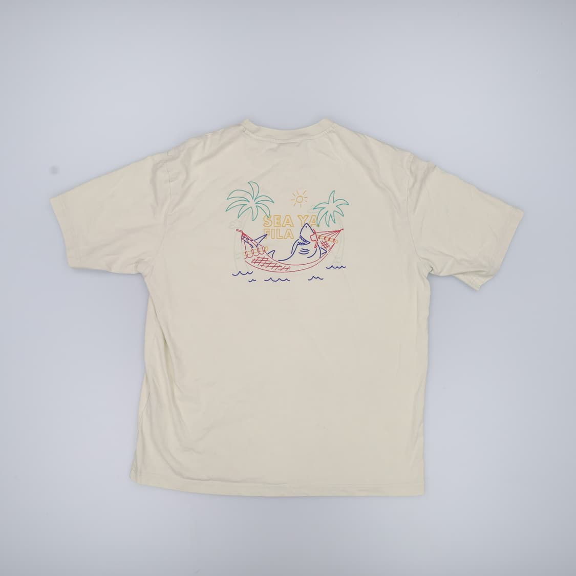 XL 휠라 프린팅 반팔티 0402H1 상품이미지2