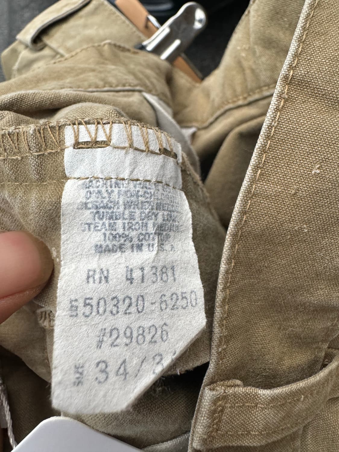 80~90s rrl 폴로 컨트리 스포츠맨 왁스코튼 치노 팬츠 34 상품이미지8