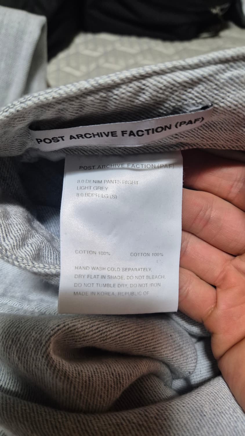 [S]포스트아카이브팩션 8.0 데님 라이트그레이 상품이미지5