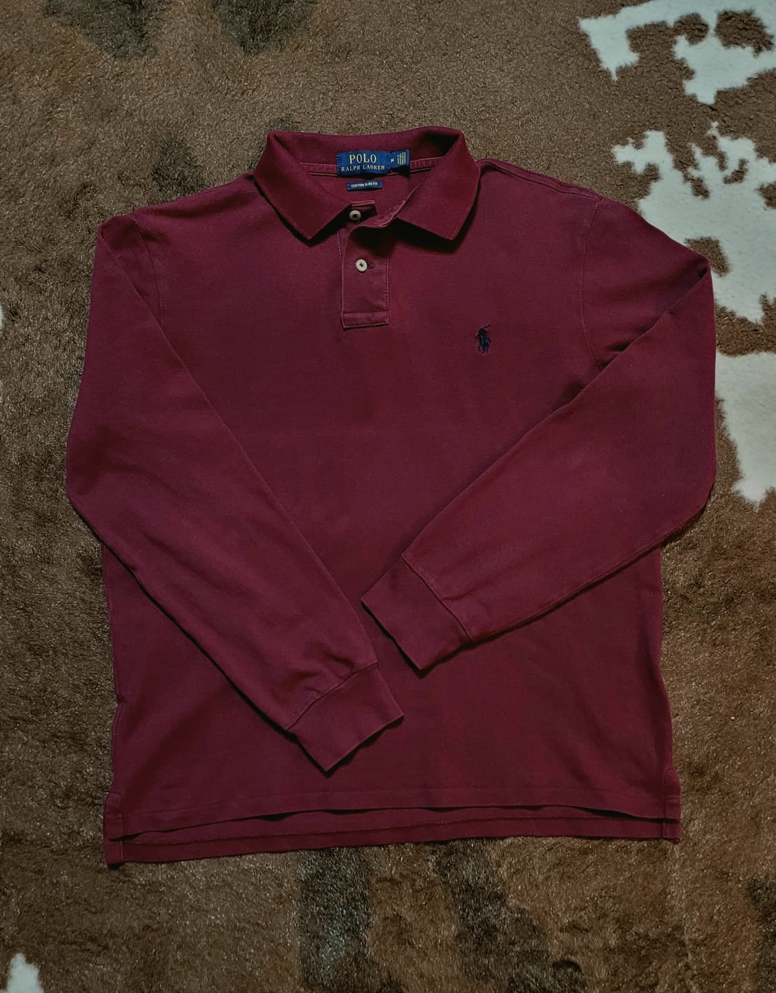 폴로 랄프로렌 남녀공용 버건디 셔츠(S~M) 상품이미지1