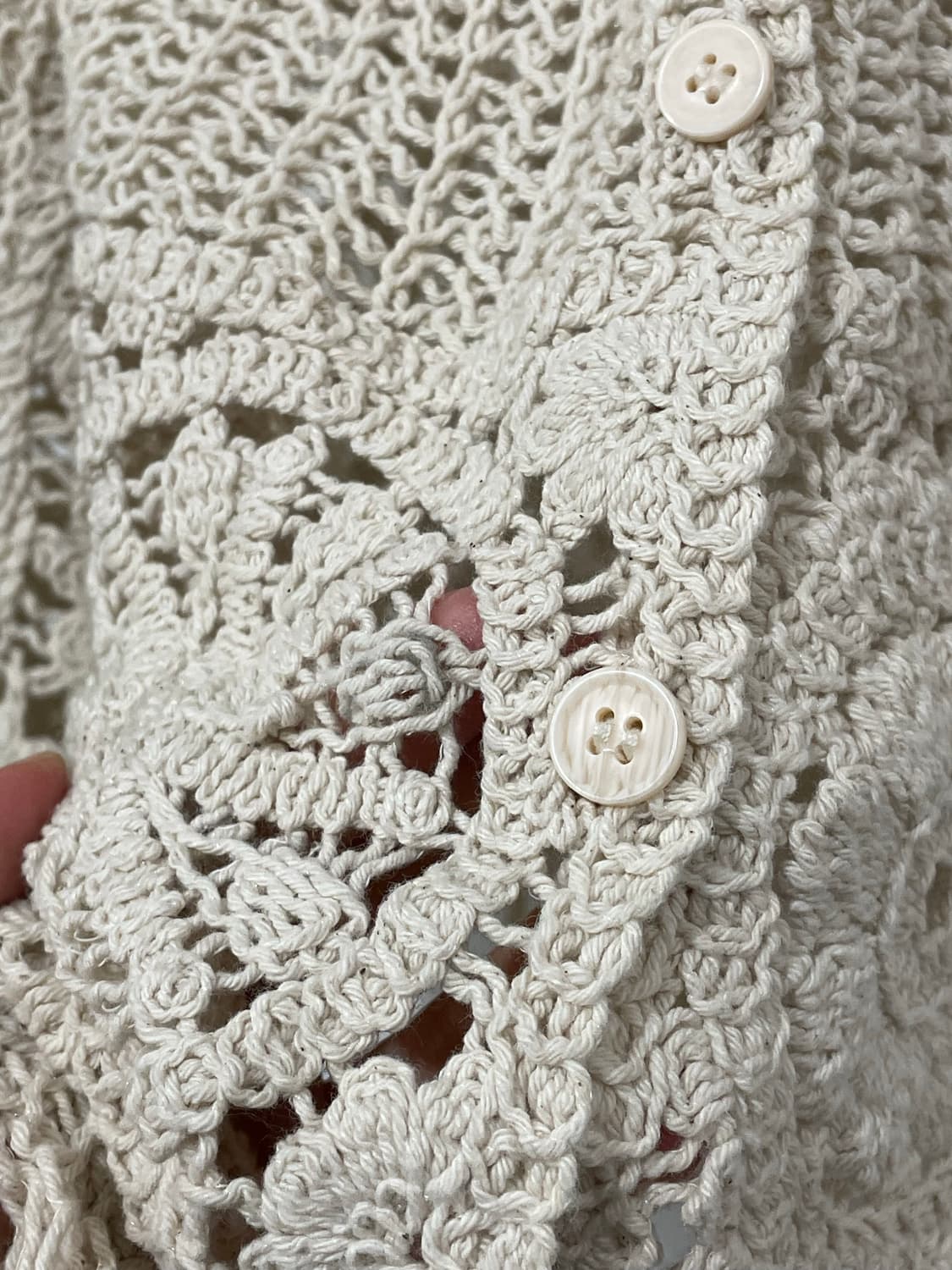 hippie crochet vest 상품이미지9