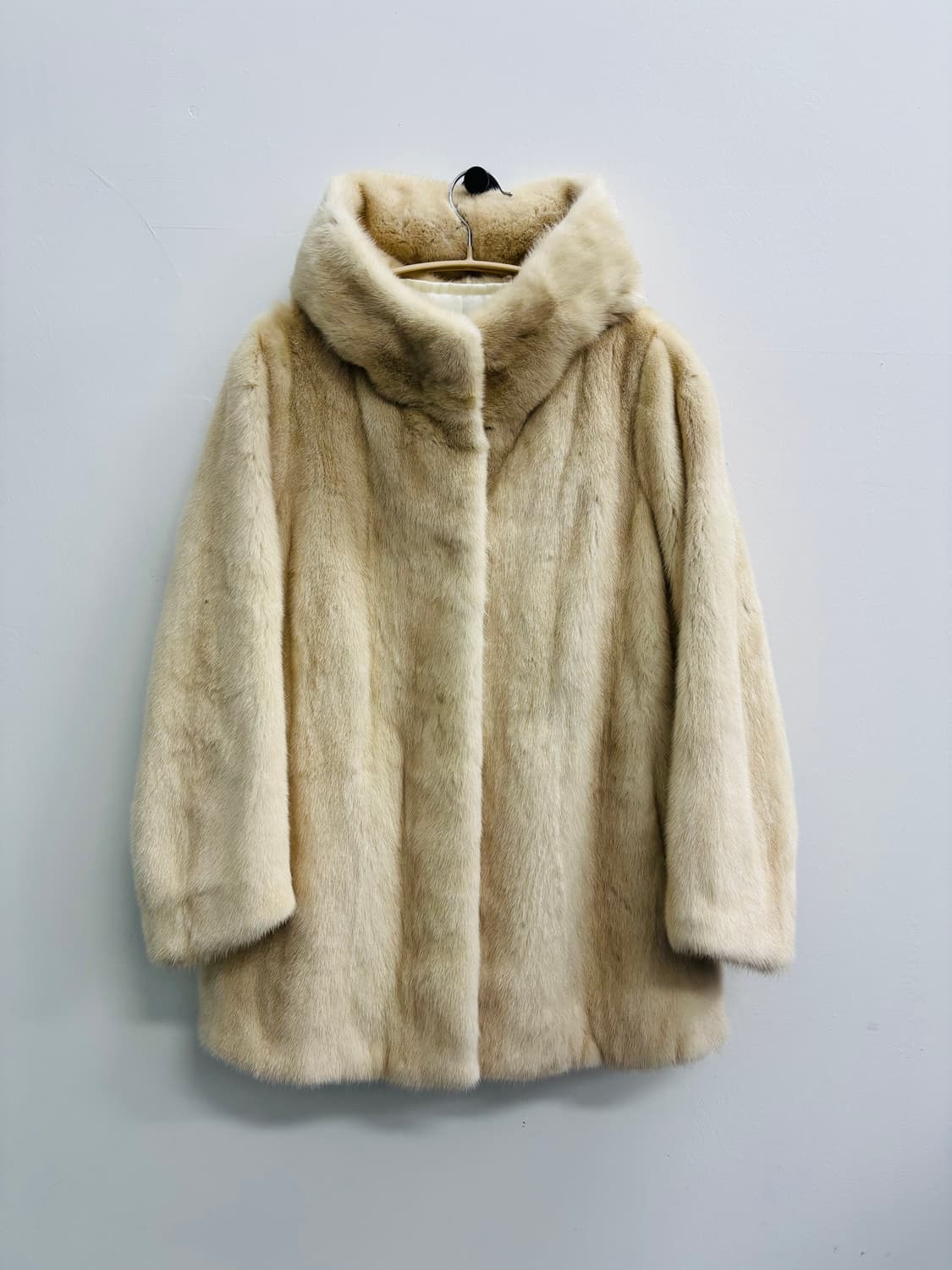 Klever by Jindo 끌레베 & 진도 천연 밍크 하프 코트 상품이미지1