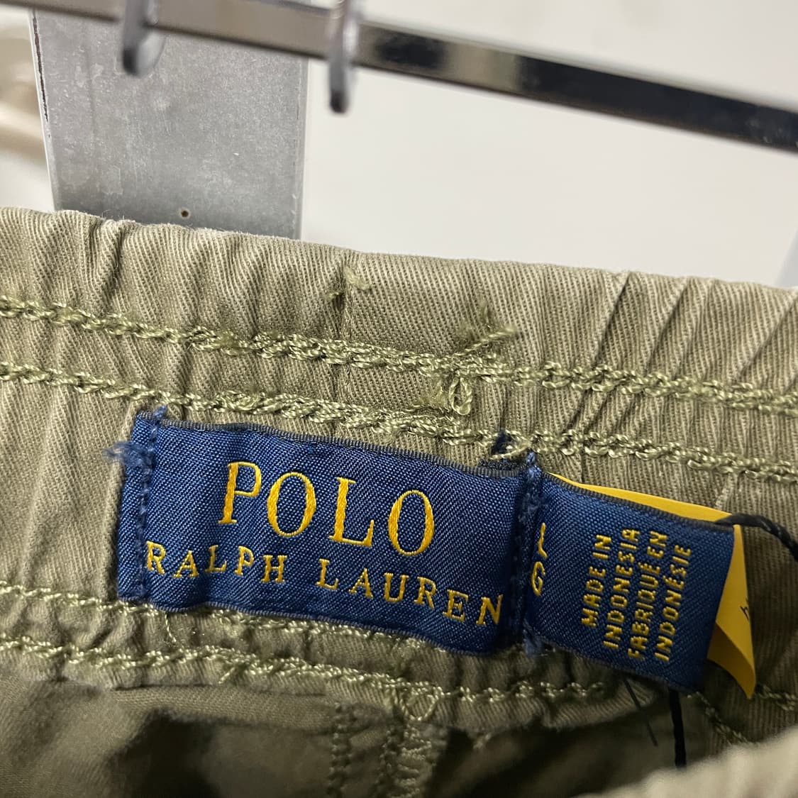 폴로 랄프로렌 카고 팬츠 카키 L 상품이미지6
