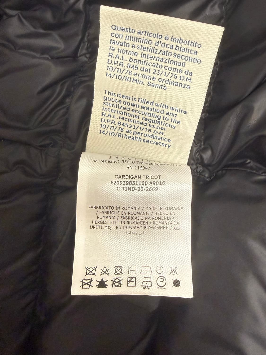 몽클레어 블랙 니트패딩 상태 s급 급처 상품이미지7