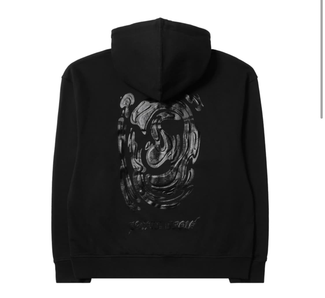 우영미 메탈릭 그래픽 후드티 48사이즈 상품이미지1