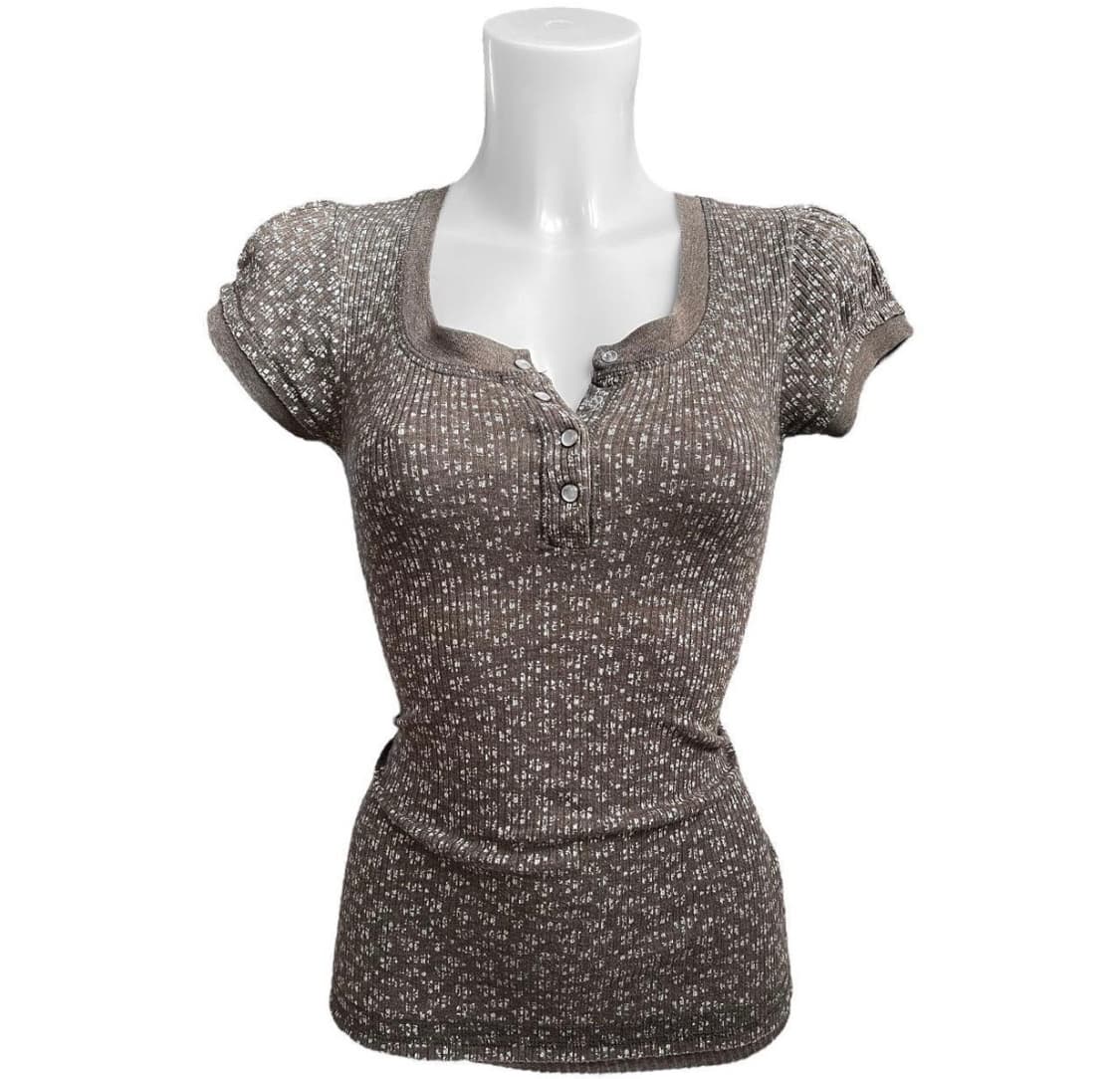 빈티지 플라워 반팔 상품이미지1