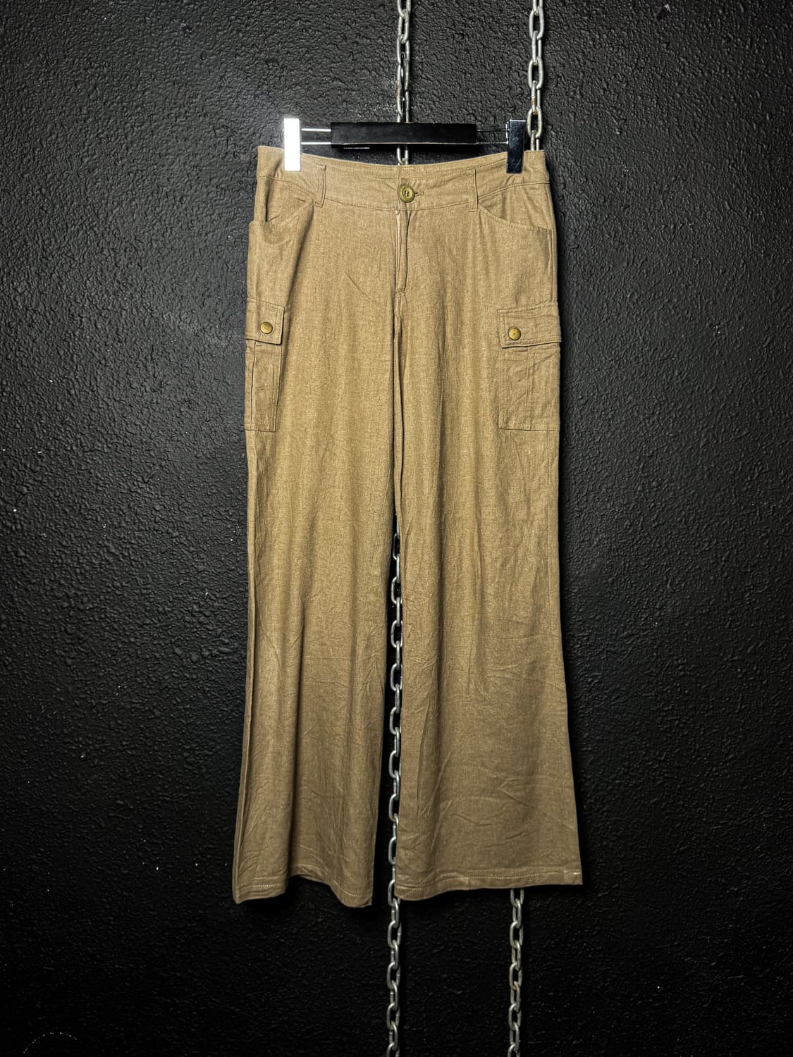 Vintage Wide Cargo Flare Pants 상품이미지5