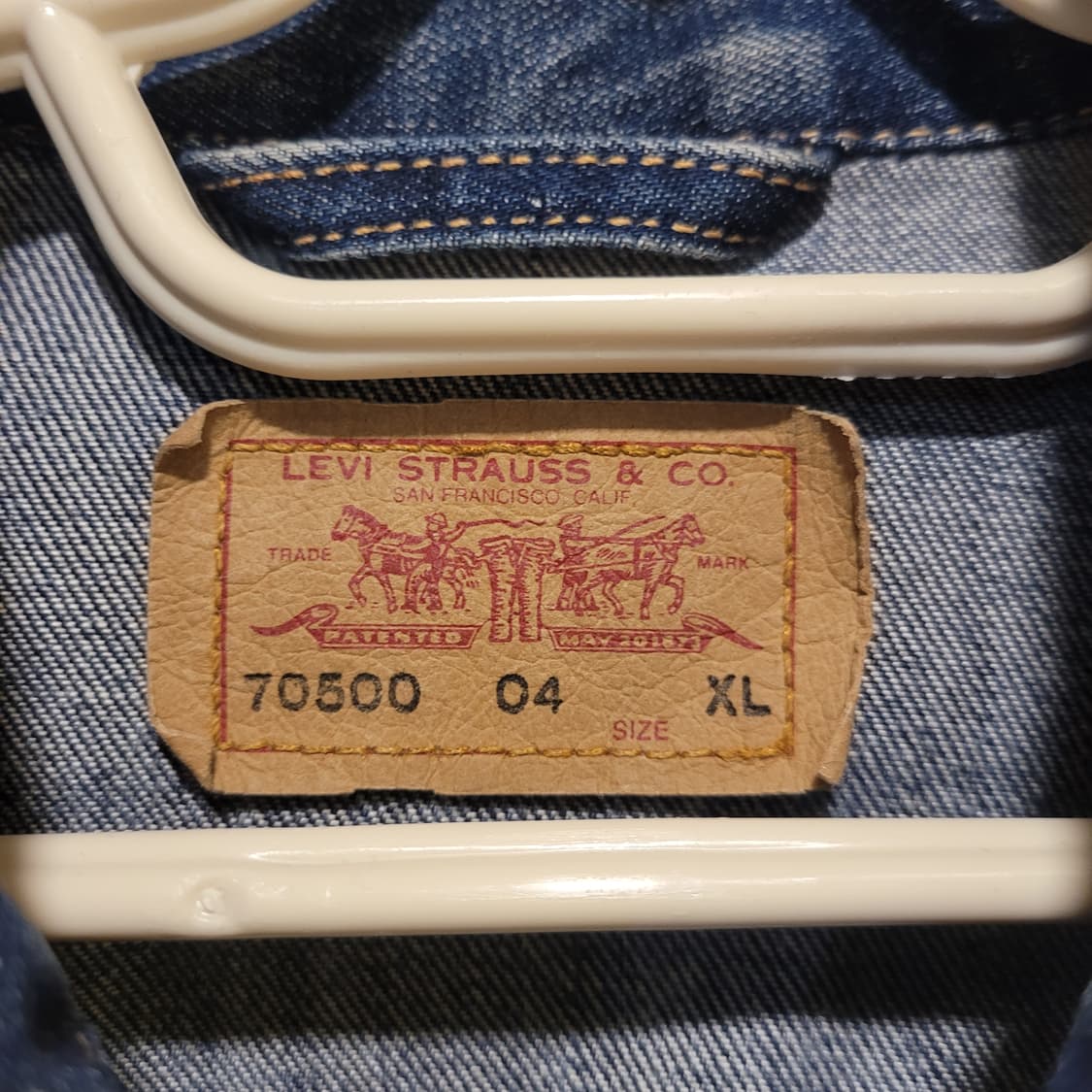 리바이스 70500 데님 트러커 자켓 XL 상품이미지7