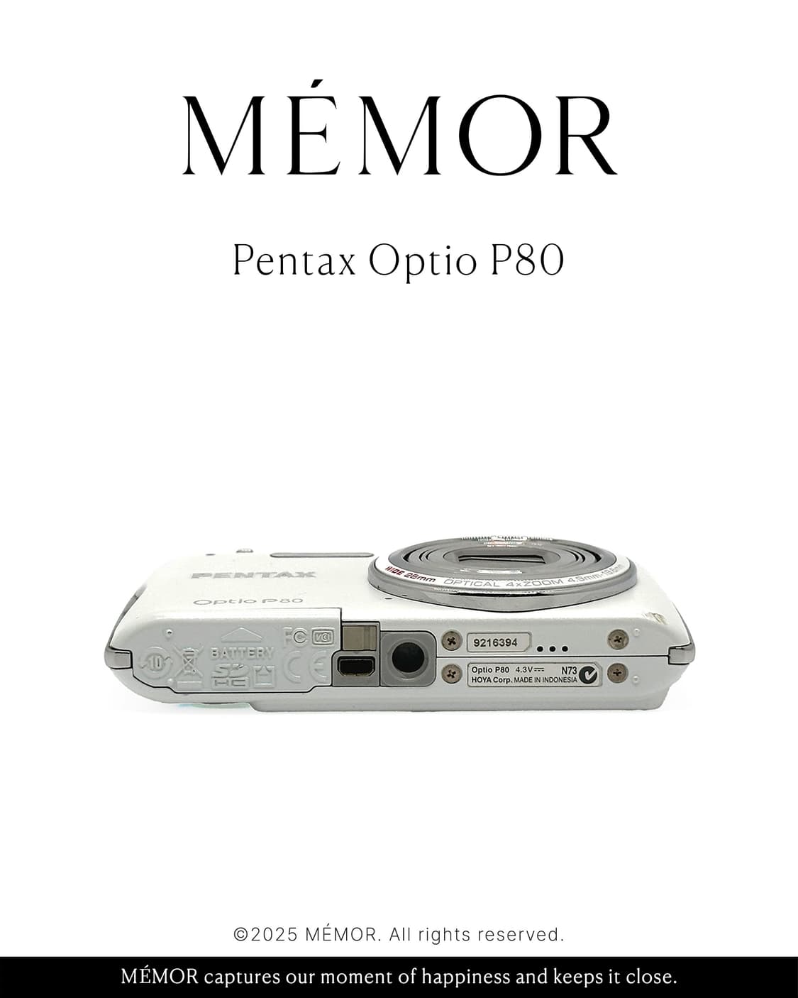 뉴트럴톤/블러리작례✨Pentax Optio P80 펜탁스 디카 카메라 상품이미지4