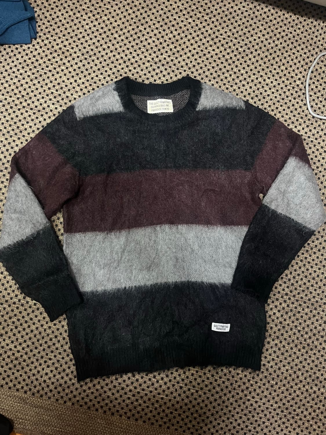 와코마리아 모헤어 니트 L 상품이미지1