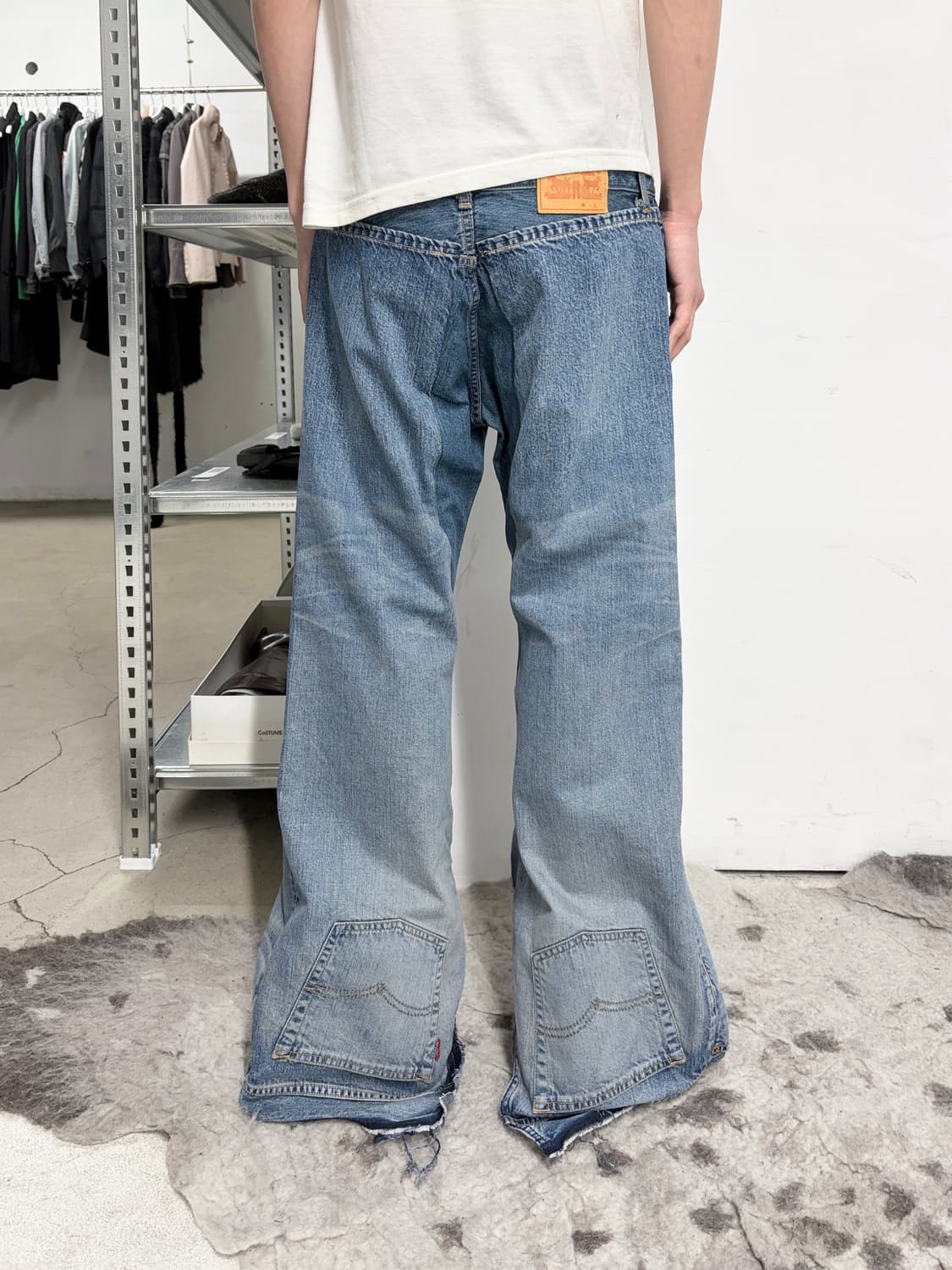 24fw 준야와타나베 리빌드 플레어 데님 팬츠 상품이미지2