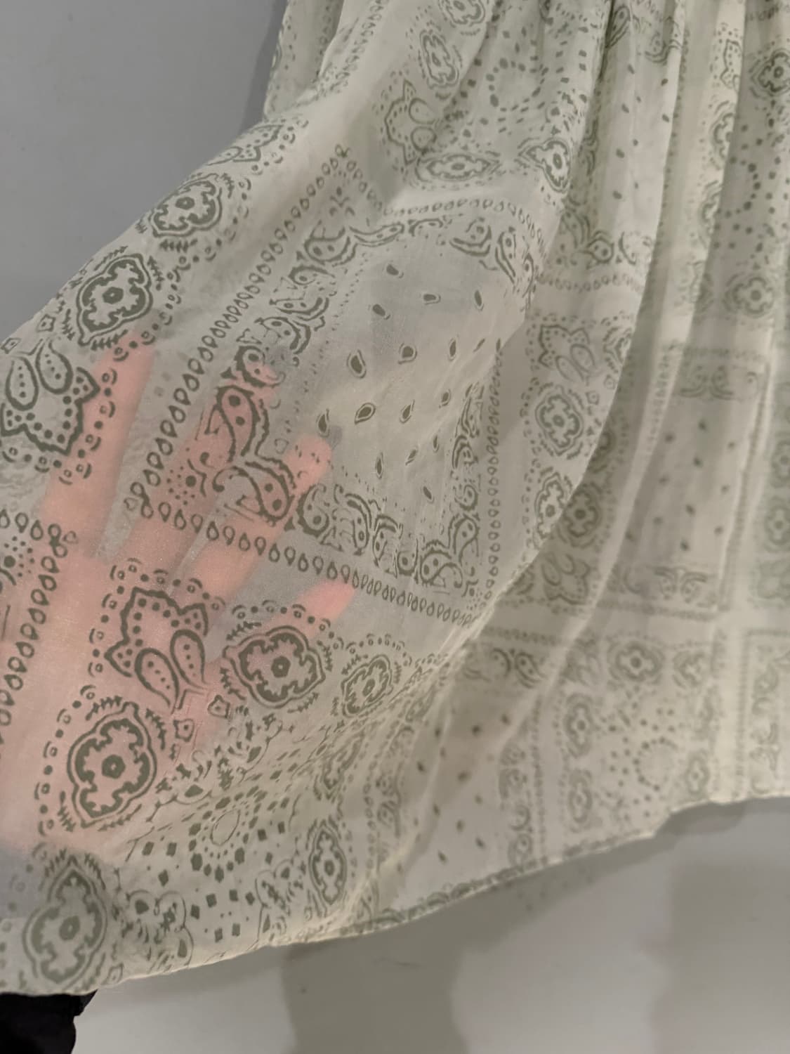 paisley pattern layered skirt  상품이미지6