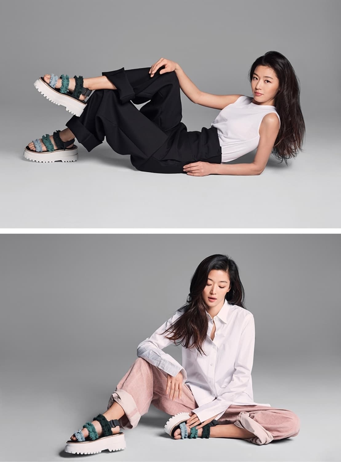 슈콤마보니 캉캉 키높이 샌들 220size 상품이미지5