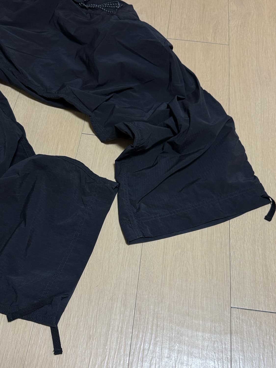 [XXL] 앤드원더 25fw 오버사이즈 카고 팬츠 블랙 상품이미지4