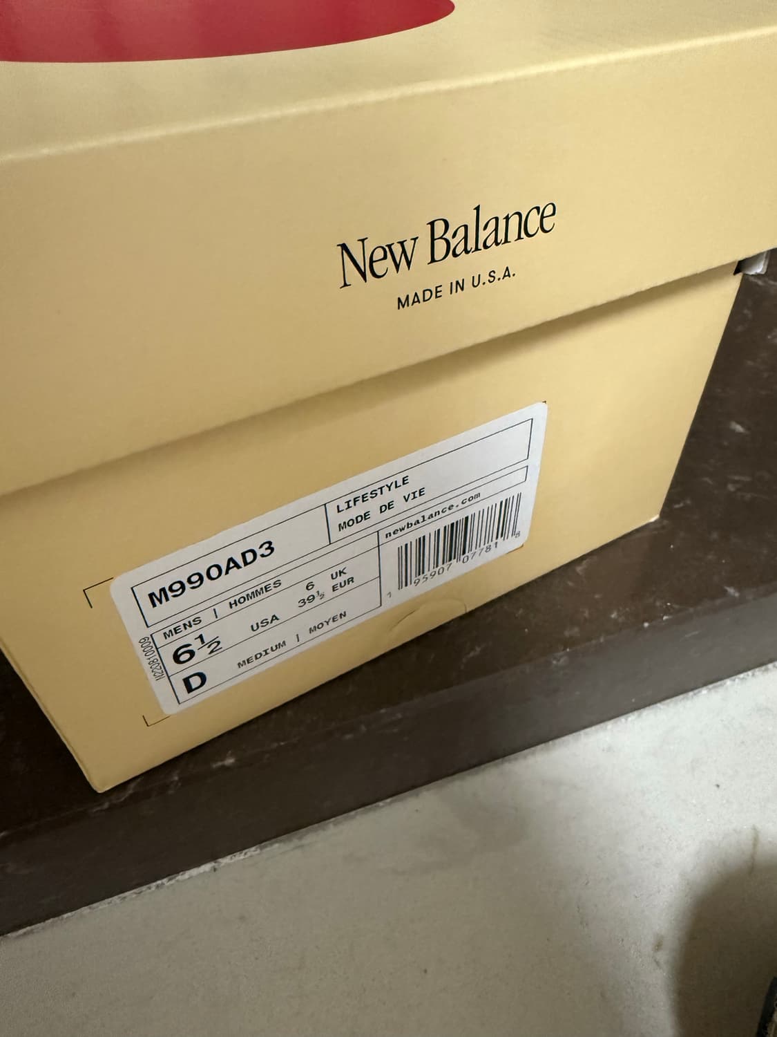 뉴발란스 990v3 메이드 인 USA 문빔 마카다미아넛 상품이미지7