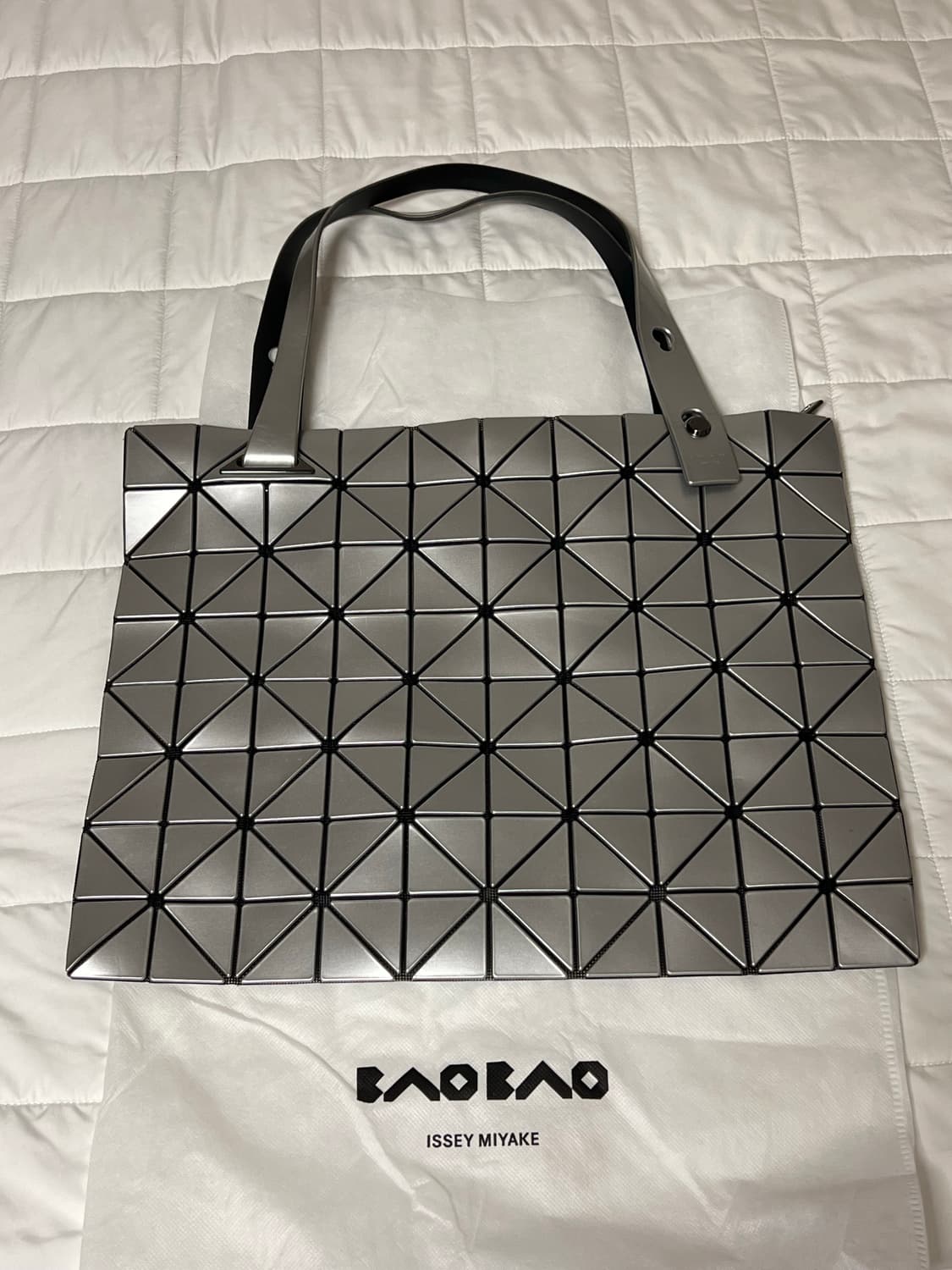 Baobao 바오바오 카툰 실버 토트백 상품이미지1