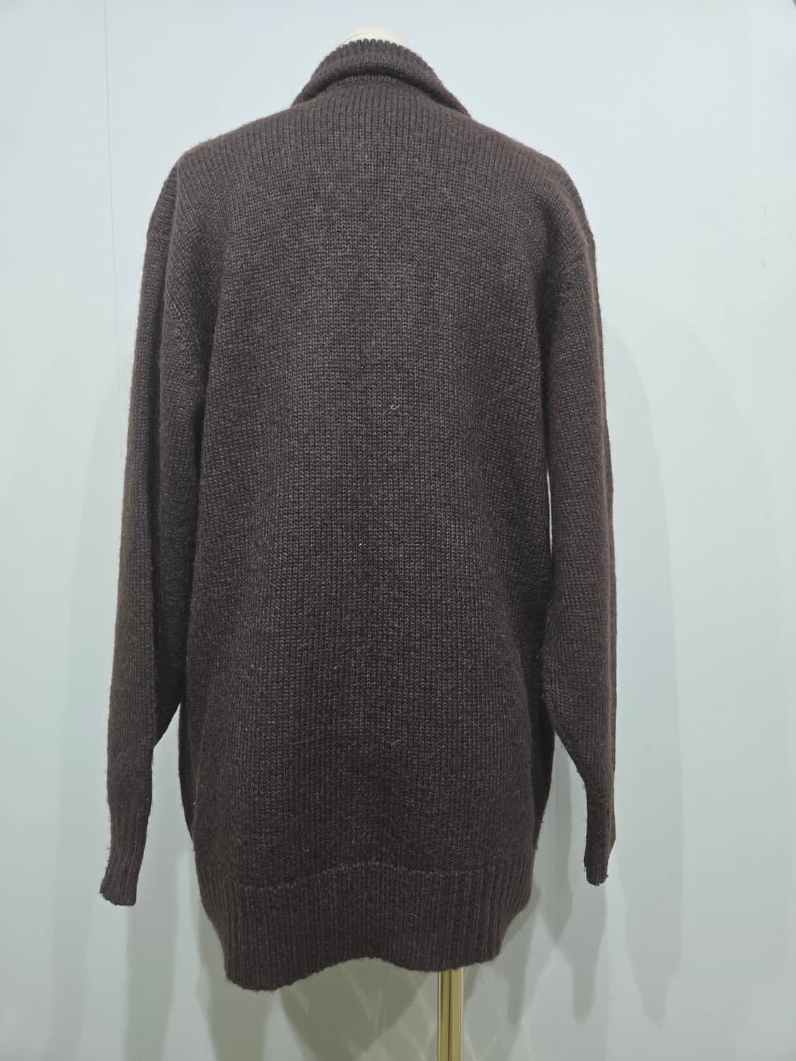 발망 브라운 더블 버튼 니트 가디건 상품이미지2