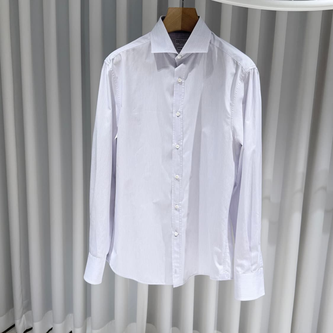 (A+/L) / 브루넬로 쿠치넬리 스트라이프  코튼 셔츠 상품이미지2