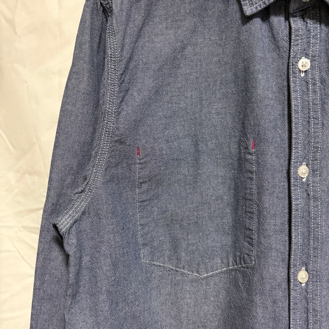 칼하트 윕 샴브레이 워크 셔츠 / 블루, XL 상품이미지6