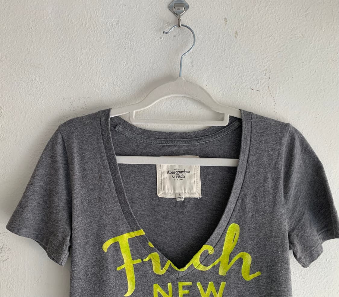 Abercrombie v neck half t 상품이미지2