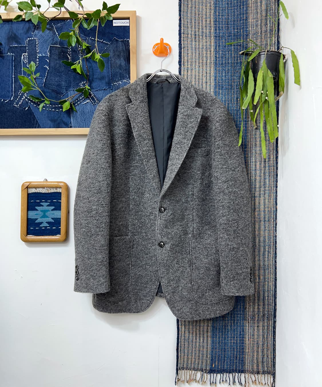 NIMES Wool Blend Tailored Jacket Fabric  상품이미지1